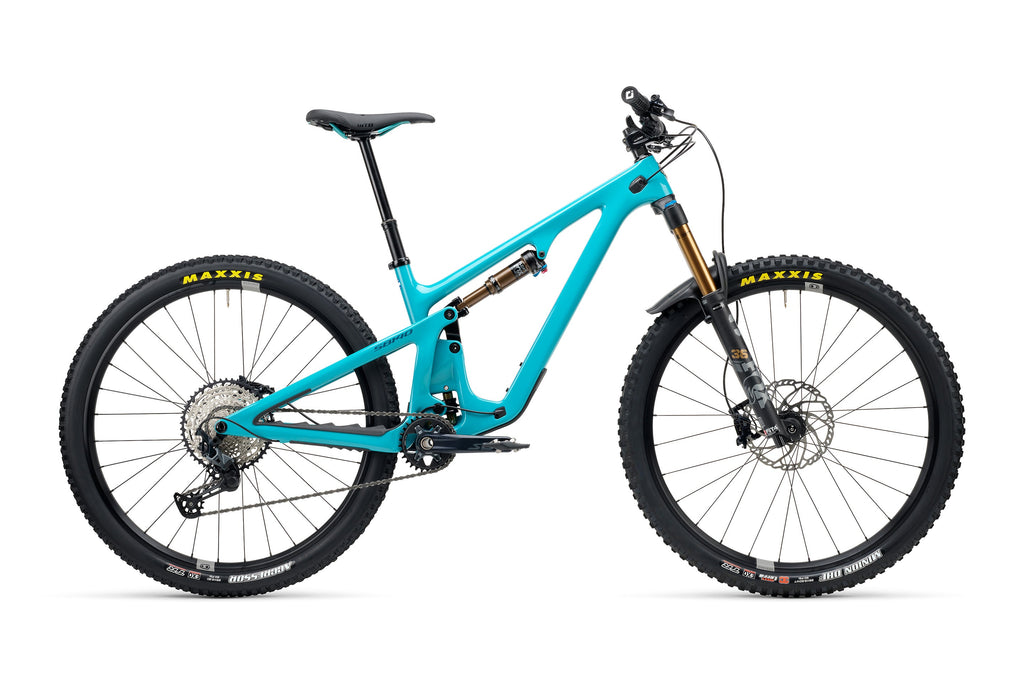 2023 Yeti SB140 Carbon Series 29" Complete Mountain Bike - C1 Build, Medium, Turquoise