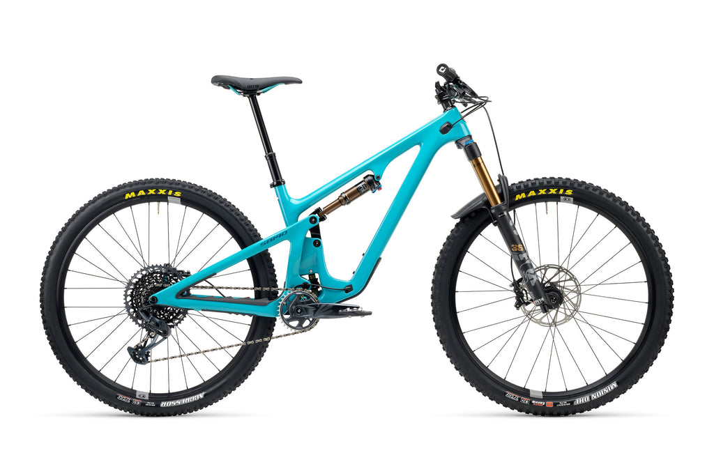 2023 Yeti SB140 Carbon Series 29" Complete Mountain Bike - C2 Build, X-Large, Turquoise