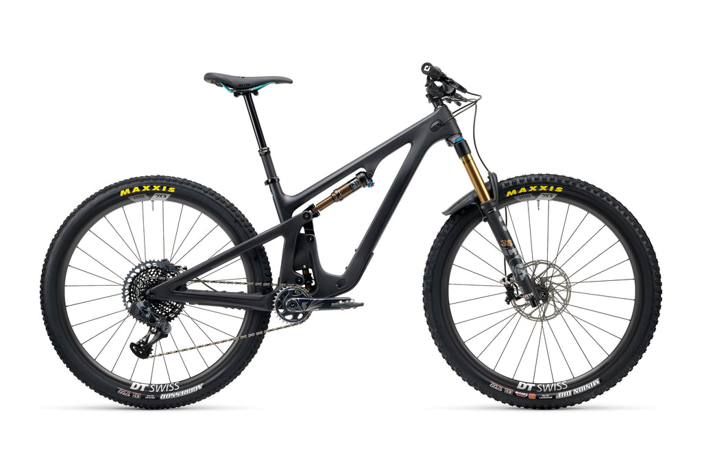 2023 Yeti SB140 Turq Series 29" Complete Mountain Bike - T3 Build, Large Raw Carbon