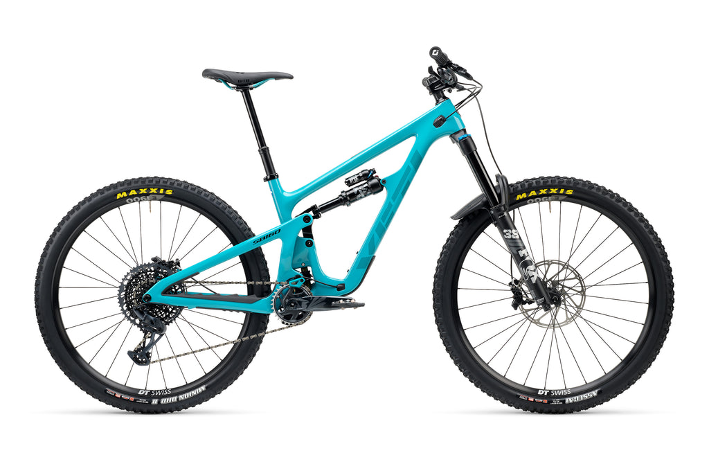 2023 Yeti SB160 Carbon Series 29" Complete Mountain Bike - C2 Build, Large, Turquoise