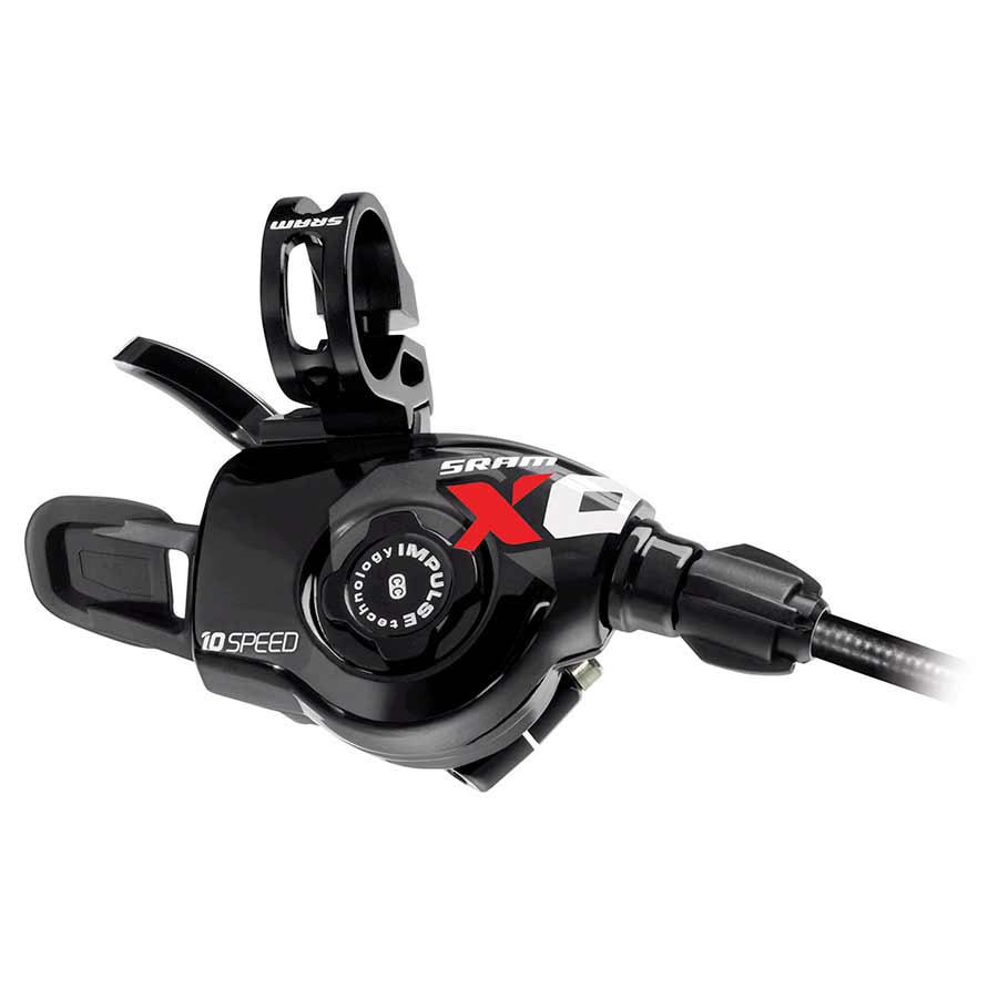 SRAM X0 10-Speed Rear Trigger Shifter with Handlebar Clamp Black/Red