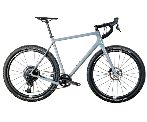 Open Cycle WI.DE 700c / 650b Gravel Plus Flat Mount Complete Bike - Force AXS ENVE Build, Grey/Gloss, Medium