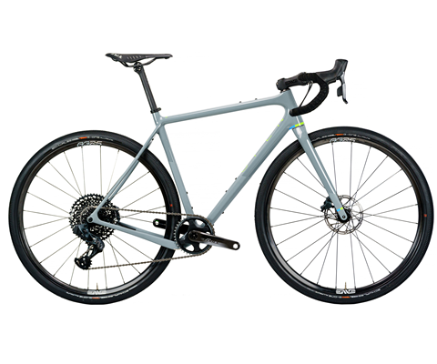 Open Cycle WI.DE 650b (27.5") Gravel Plus Flat Mount Complete Bike - Force AXS ENVE Build, Grey/Gloss