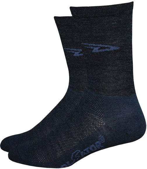 DeFeet Wooleator D-Logo Socks - 5 inch, Black, Large