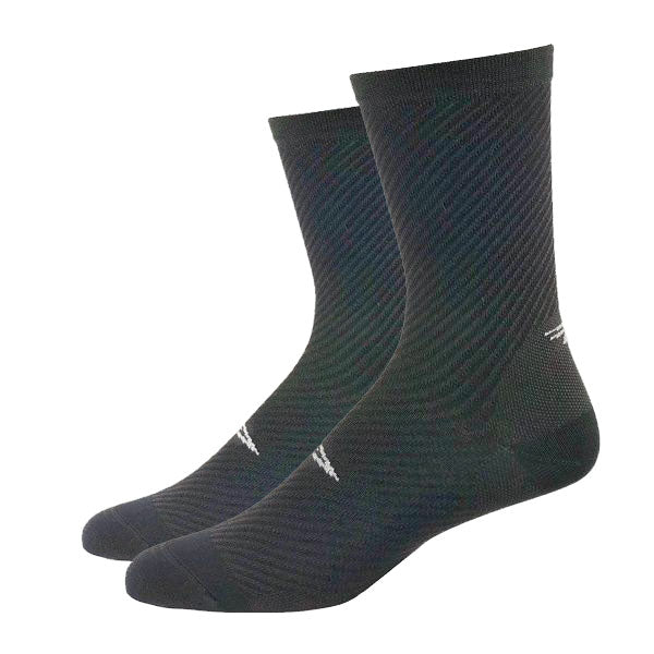DeFeet Evo Carbon Socks - 6 inch, Black, Large