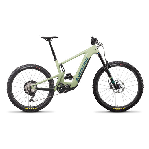 2022 Santa Cruz Heckler 9 Carbon C MX Complete E-Bike - Gloss Avocado Green, Medium, XT Build