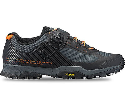 2023 Specialized Rime 2.0 Hg Mtb Shoe Blk/Cstbtlshp/Blz 37 Black/Cast Battleship/Blaze Shoe