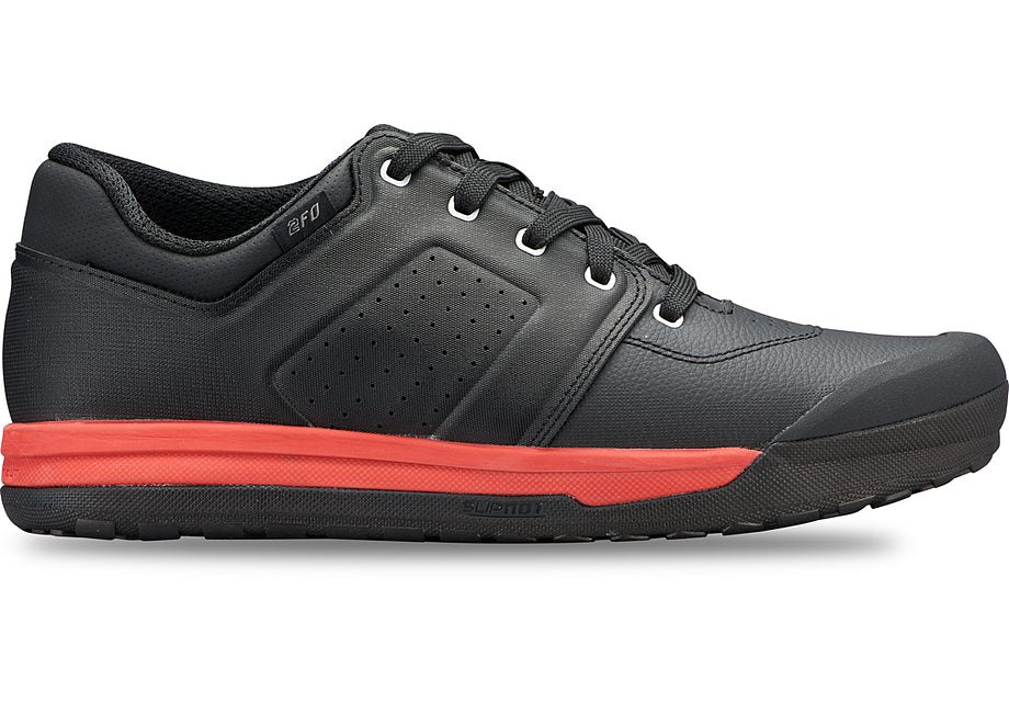 2021 Specialized 2Fo Dh Flat Mtb Shoe Blk/Redwd 37 Black/Redwood Shoe