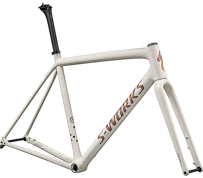 2024 Specialized CRUX S-Works FRAMESET - 54cm, GLOSS BIRCH RED GOLD PEARL SPECKLE/RED GOLD