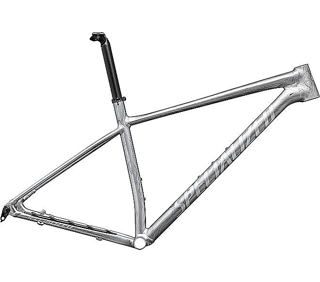 2023 Specialized CHISEL HT FRM FRAME - X-Small, SATIN ORGANIC BRUSHED / BRUSHED LIQUID METAL