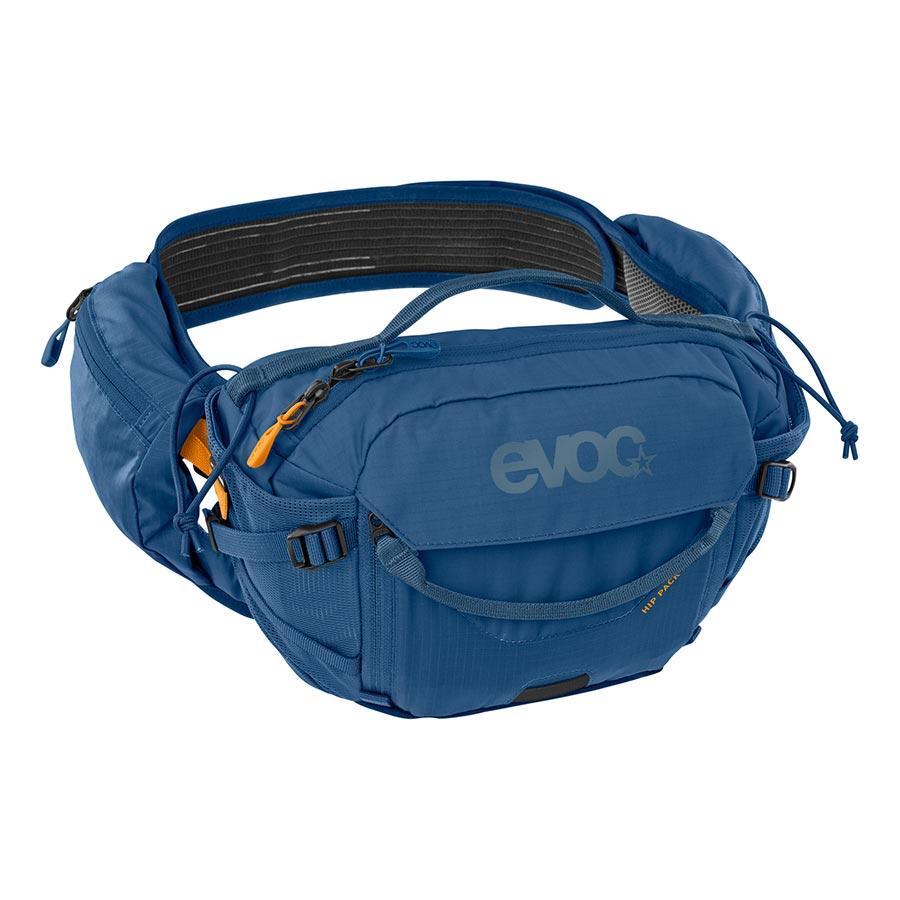 EVOC, Hip Pack Pro, Hydration Bag, 1.5L Bladder, Denim Blue