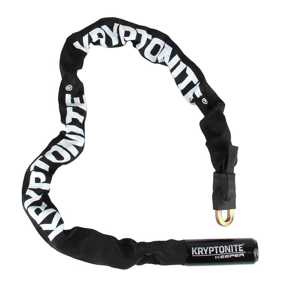 Kryptonite Keeper 785 Integrated Chain Lock - 85cm (2.8'), 7mm, Keyed, Black