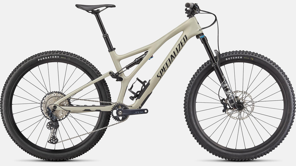 2021 Specialized Stumpjumper Comp 29" Carbon Mountain Bike - S6, WHITE MOUNTAINS/BLACK