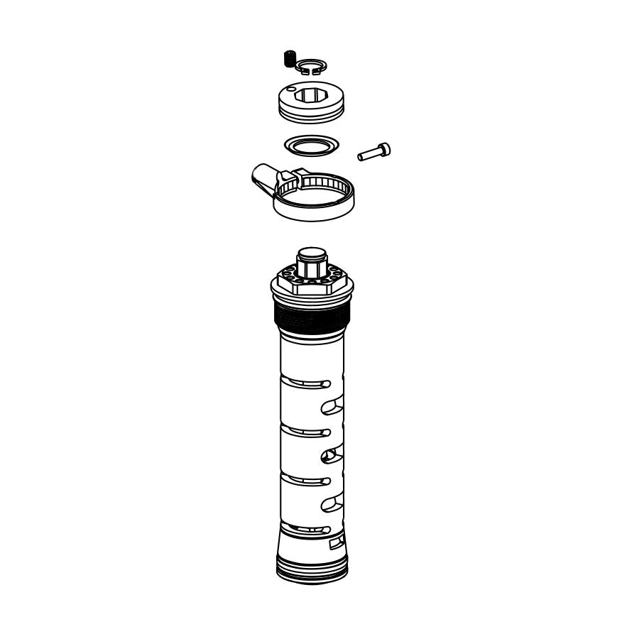 RockShox 2008-2010 Tora XC/SL/Race 2011 Recon Silver Remote Motion Control Compression Damper (for 17mm Cable Pull PopLoc)