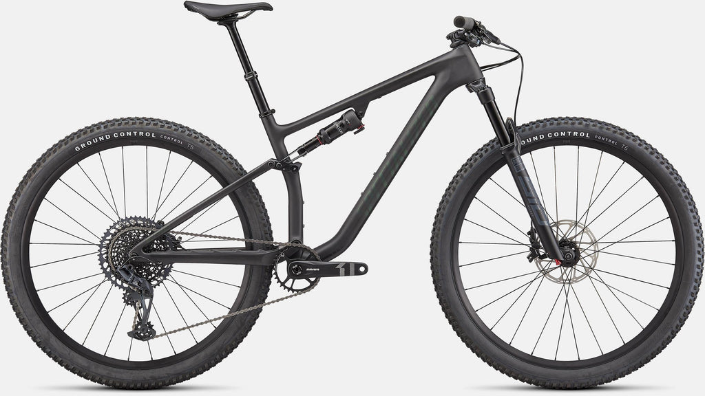 2022 Specialized Epic Evo Comp 29" Carbon Mountain Bike - X-Large, SATIN CARBON / OAK GREEN METALLIC
