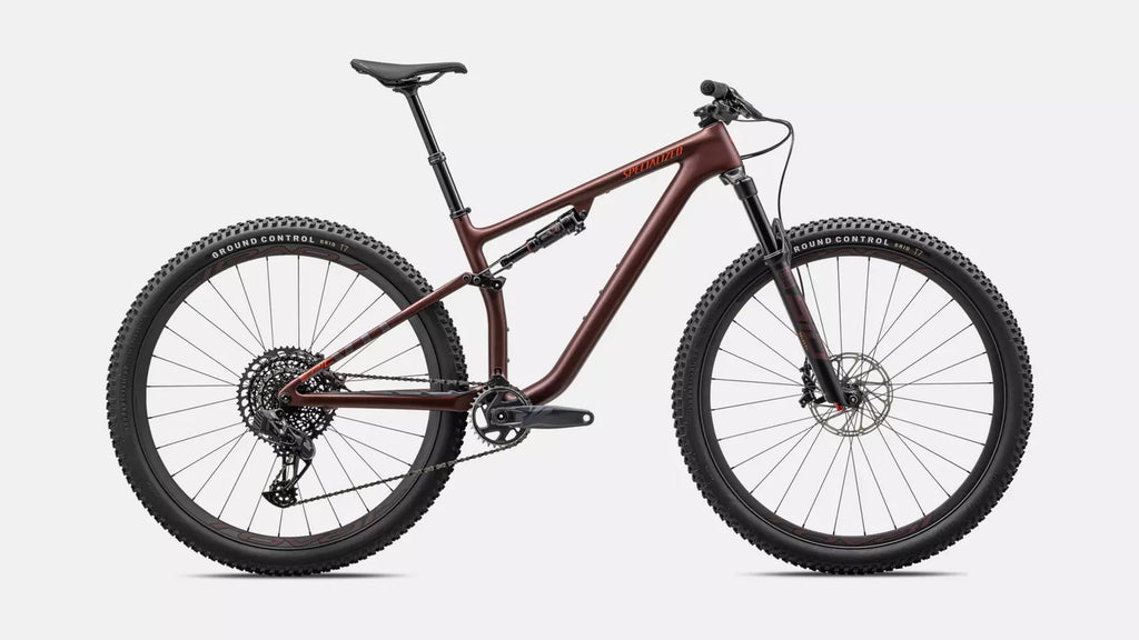 2023 Specialized Epic EVO Expert 29" Carbon Mountain Bike - Medium, Satin Rusted Red/Blaze/Pearl