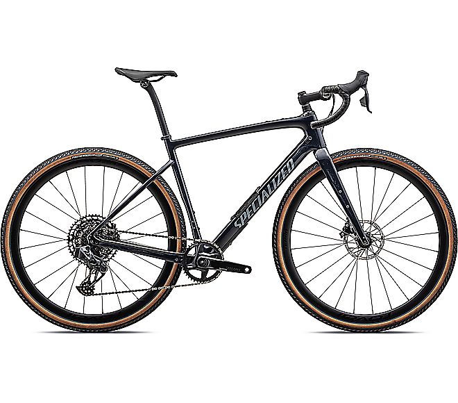 2024 Specialized DIVERGE EXPERT CARBON BIKE - 56cm, GLOSS DARK NAVY GRANITE OVER CARBON/PEARL