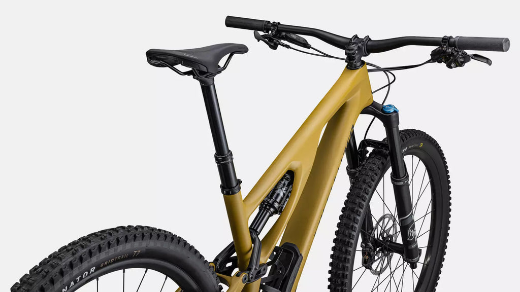 2023 Specialized Stumpjumper EVO Comp 29" Carbon Mountain Bike - S1, Satin Harvest Gold / Midnight Shadow