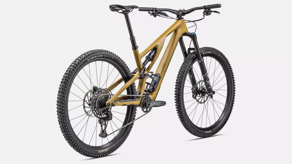 2023 Specialized Stumpjumper EVO Comp 29" Carbon Mountain Bike - S1, Satin Harvest Gold / Midnight Shadow