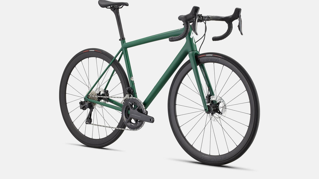 2022 Specialized Aethos Expert 700c Carbon Road Bike - 52cm, Pine Green / White