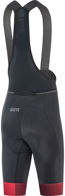 GORE Force Bib Shorts+ - Black/Hibiscus Pink, Small, Women's-1