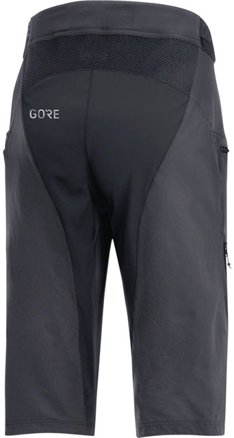 GORE C5 All Mountain Shorts - Terra Gray/Black, Small, Men's