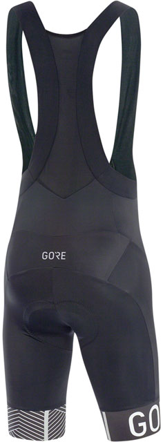 GORE C5 Opti Bib Shorts+ - Black/White, Men's, Medium-1