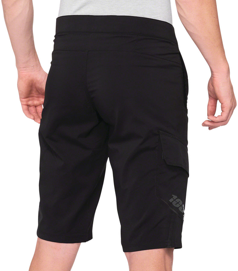 100% Ridecamp Shorts - Black, Men's, Size 36