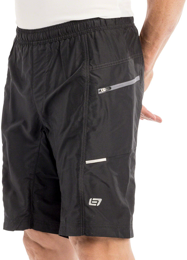 Bellwether Ultralight Gel Baggies Shorts - Black, Medium, Men's