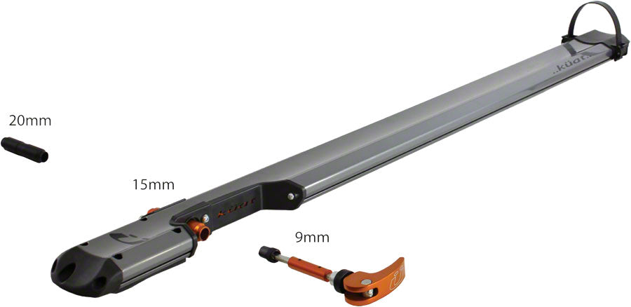 Kuat Trio Fork Mount Bike Carrier: Metallic Grey