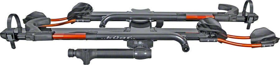 Kuat NV 2.0 Hitch Bike Rack - 2-Bike, 2" Receiver, Metallic Gray/Orange