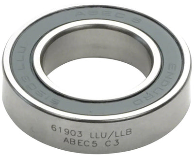 Enduro 61903 LLU/LLB Radial Cartridge Bearing - ABEC-5 CN Clearance 17mm x 30mm x 7mm