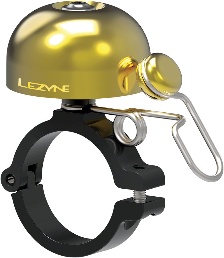Lezyne Classic Brass Bell - Hard Mount, Brass
