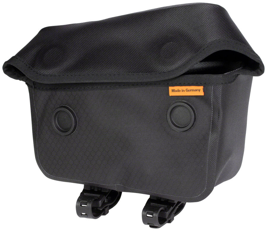 Ortlieb Fuel-Pack Top Tube Bag - Bolt/Strap-On, Black