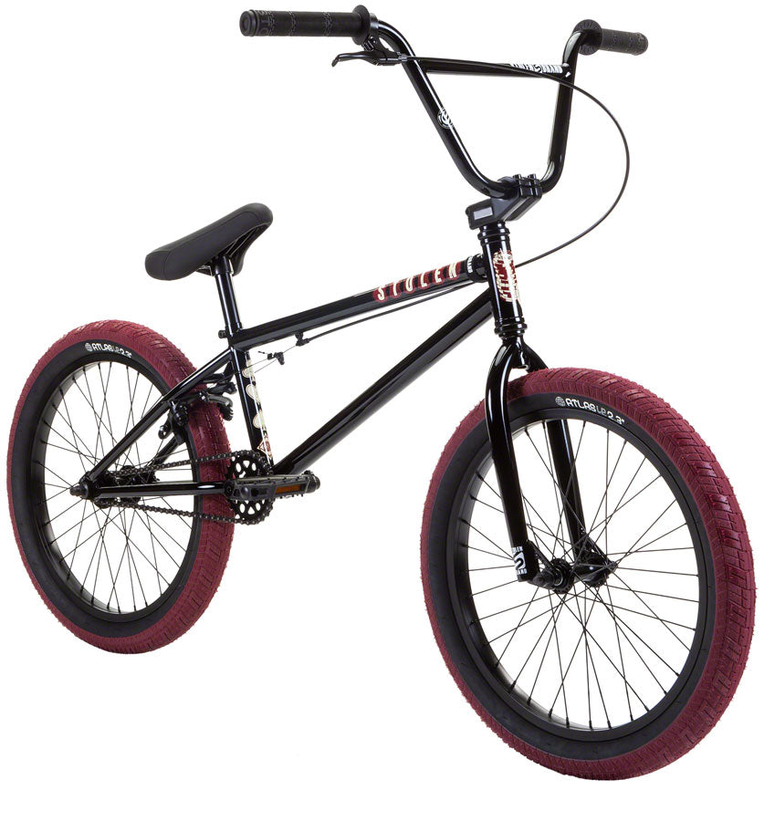 Stolen Casino XL BMX Bike - 21" TT, Black/Red