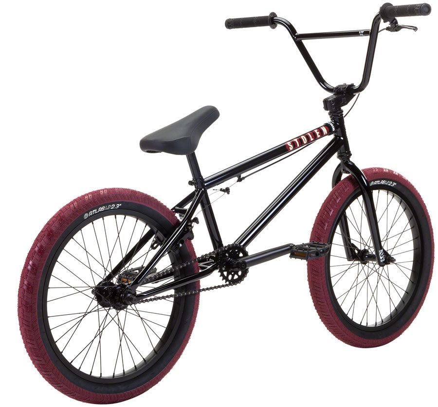 Stolen Casino XL BMX Bike - 21" TT, Black/Red