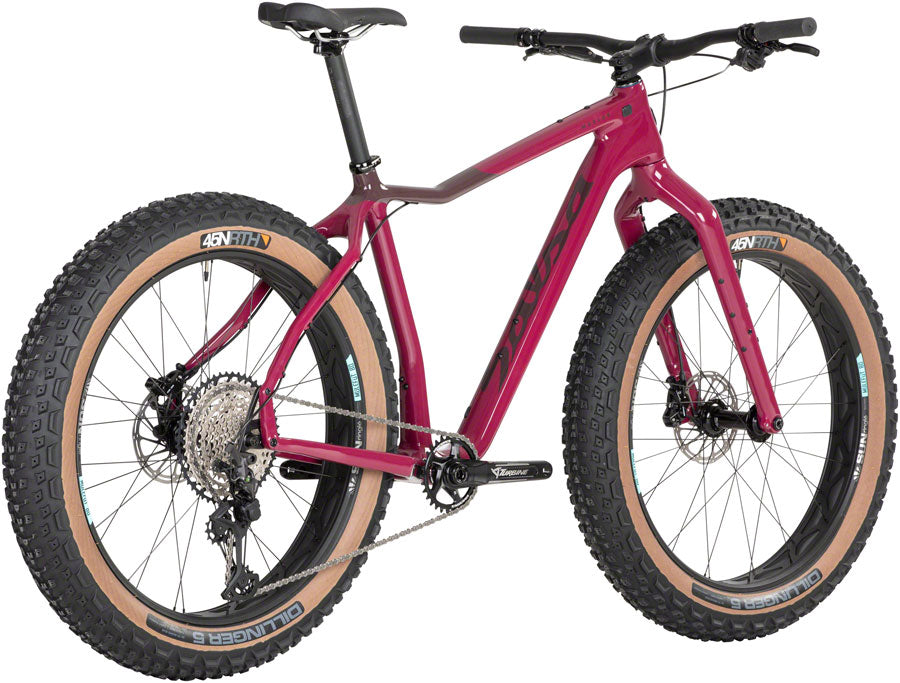 Salsa Mukluk Carbon XT Fat Tire Bike - 26" Carbon Purple Medium