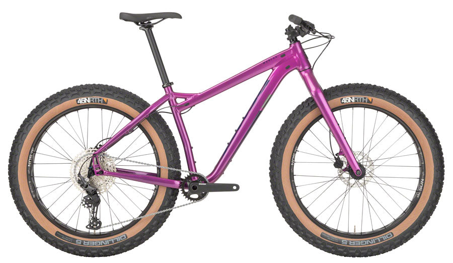 Salsa Mukluk Deore 11spd Fat Bike - 26", Aluminum, Purple, Small