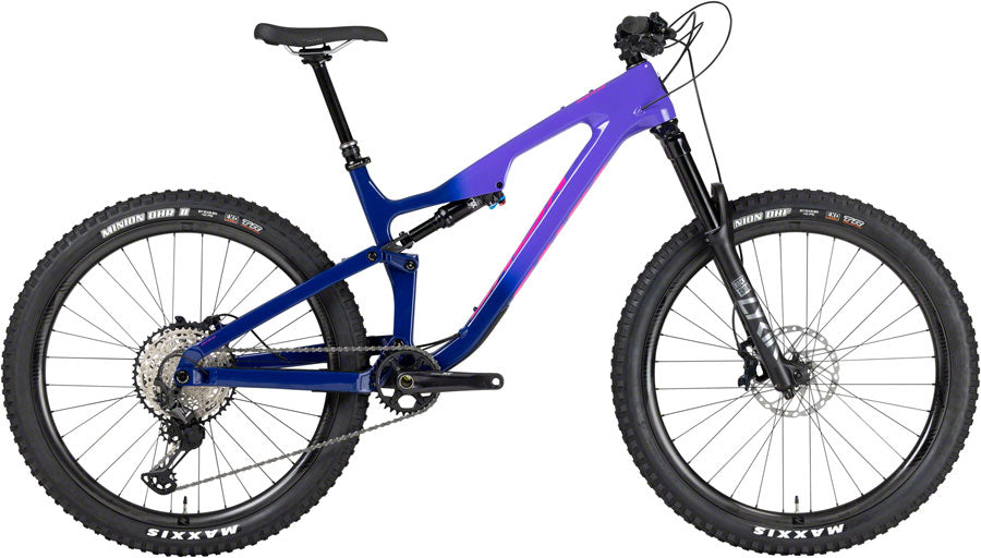 Salsa Rustler Carbon XT Bike - 27.5", Carbon, Purple Fade, Large