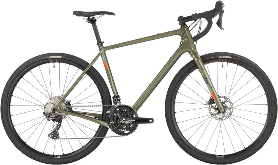 Salsa Warbird C GRX 810 Bike - 700c, Carbon, Green, 54.5cm