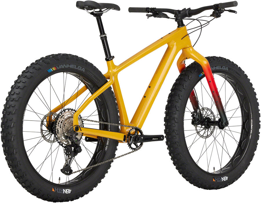 Salsa Beargrease Carbon XT Fat Bike - 27.5", Carbon, Yellow, Large