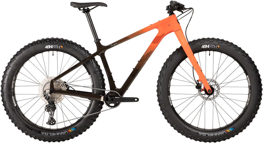 Salsa Beargrease Carbon Deore 11spd Fat Tire Bike - 27.5" Carbon Red Fade X-Large