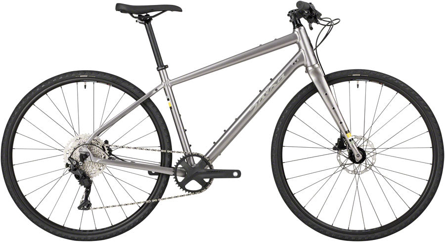 Salsa Journeyer 2.1 Flat Bar Deore 10 700 Bike - 700c, Aluminum, Ash Grey, XL
