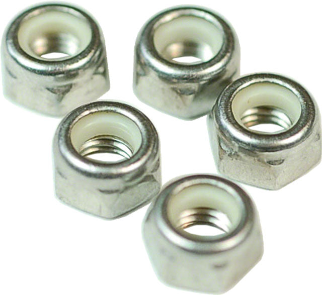 Wheels Manufacturing M5 Nylock Hex Nut Stainless Steel Bottle/100-0