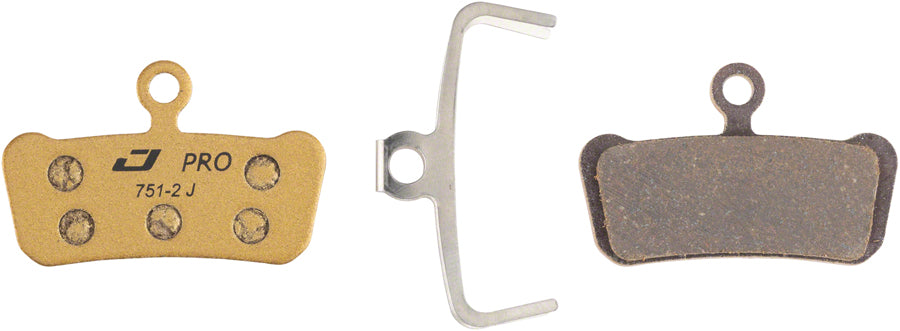 Jagwire Mountain Pro Alloy Backed Semi-Metallic Disc Brake Pads for SRAM Guide RSC, RS, R, Avid Trail