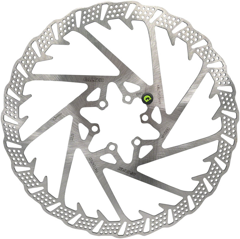 Galfer Shark Disc Brake Rotor - 203mm x 2.0mm, 6-Bolt - Open Box, New