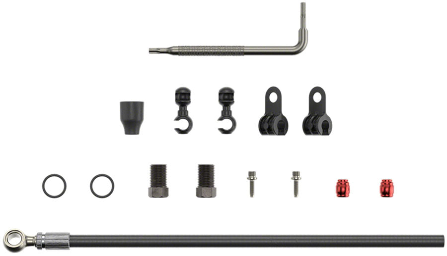 SRAM Disc Brake Hose Kit - Silver Banjo 2000mm