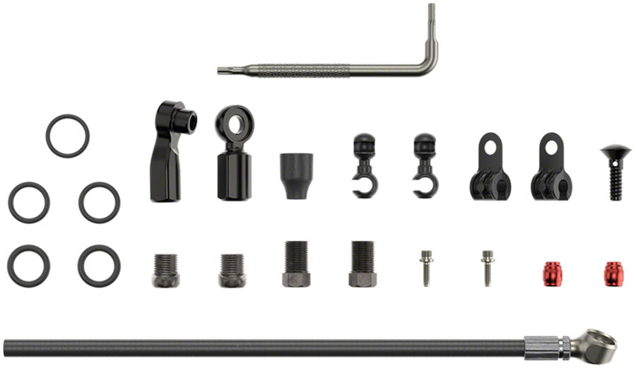 SRAM Disc Brake Hose Kit - Flat Mount Beveled Banjo 2000mm