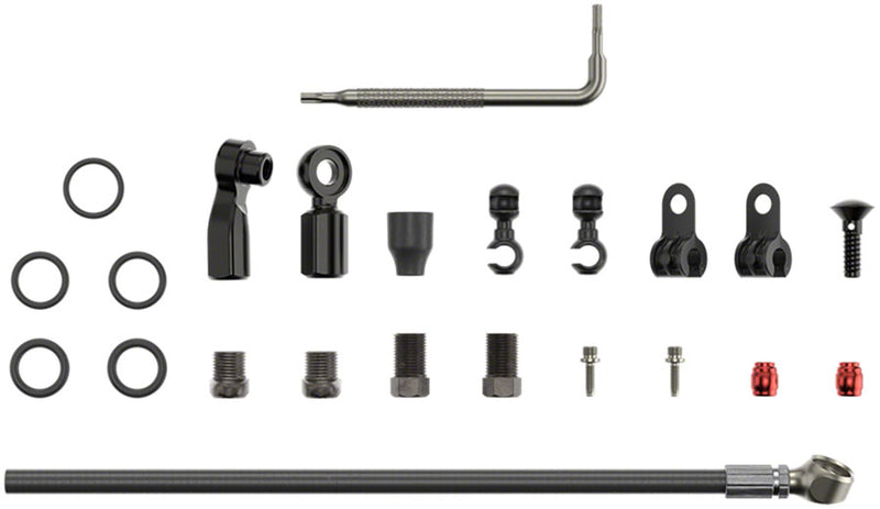 SRAM Disc Brake Hose Kit - Flat Mount Beveled Banjo 2000mm