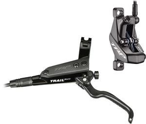TRP Trail EVO Disc Brake and Lever - Front, Hydraulic, Post Mount, Black